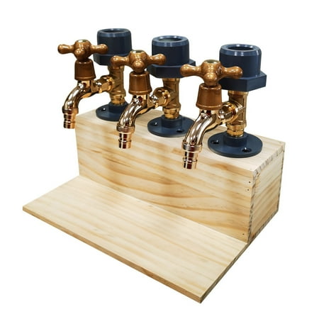 

Fuieoe Christmas Decorations Whiskey Wood Dispenser Fathers Day Liquor Alcohol-Whiskey Wood Dispenser Faucet Shape For Party Dinner Clearance