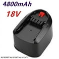 thumbnail image 1 of For Bosch 18V 4.8AH Li-ion Rechargeable Tool Battery PBA PST PSB PSR Bosch Home, Garden Tools (TypeC only) AL1810CV AL1815CV, 1 of 7