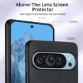 thumbnail image 6 of For Google Pixel 10 Pro XL Phone Case Wallet with Card Holder,PU Leather Metal Ring Buckle Holder Kickstand  Women Men Magnetic Cover,Black,For Pixel 10 Pro XL, 6 of 7