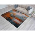 thumbnail image 3 of Fall Color Rugs, Thick Rugs, Contemporary Rug, Dining Room Rugs, Indoor Rug, Modern Rug, Gift Rug, Classic Rug, Farmhouse Rug, Printed Rug, 2.6'x5' - 80x150 cm, 3 of 8