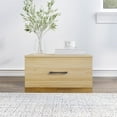thumbnail image 3 of (4 pack) Mainstays Ardent One Drawer Modular Storage System, Euro Oak, 3 of 20
