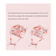 thumbnail image 3 of Gorro Protección Caídas Cascos BEBES Malubero ROSA CLARO, 3 of 5