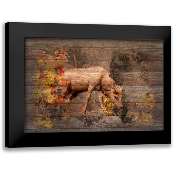 Murdock, Ramona 18x13 Black Modern Framed Museum Art Print Titled - Deer in Paradise