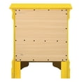 thumbnail image 3 of Dtwnek Nightstand with 2 Drawers for Living Room, Bedroom, Yellow, 3 of 4