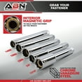 thumbnail image 4 of ABN Extra Deep Well Socket Set 5pc - 3/8in Dr Extended 6 and 12pt Magnetic Set, 4 of 6