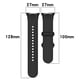 thumbnail image 3 of Correa de silicona de repuesto para Smart Sports pulsera de agua y el sudor suave y cómodo diseño engrosada piel Friendly Fit, 3 of 5