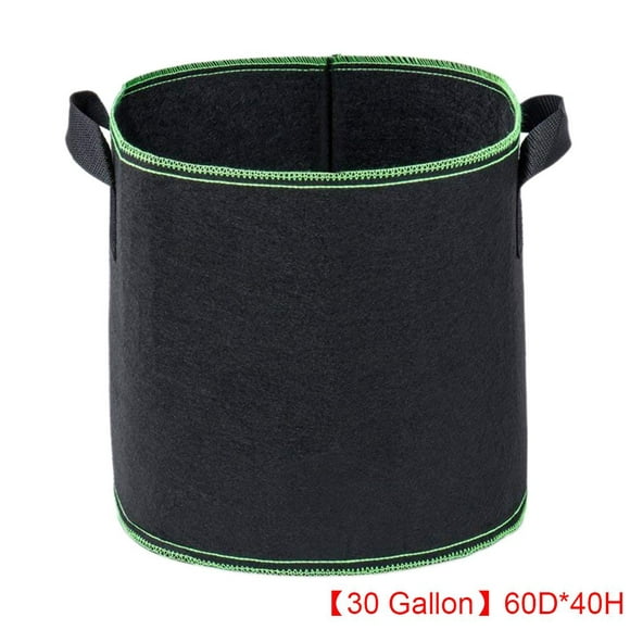 30 Gallon Grow Bags Black Cloth Planting Pots Grow Pouches Fabric Handles Vegetables Container