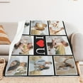 thumbnail image 5 of Personalized Picture Blankets with Family is Everything Custom Blanket with Picture for Mom Dad Grandpa Grandma Daughter Son Customized Throw Blankets for Thanksgiving Christmas, 5 of 6