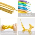 thumbnail image 3 of 50/100pcs 260 Balloons Long Modelling Balloons for Kids Birthday Decoration, 100% Biodegradable Latex Balloons, Safe and Non-Toxic, Perfect for Party Decorations, Arts and Crafts, 3 of 7