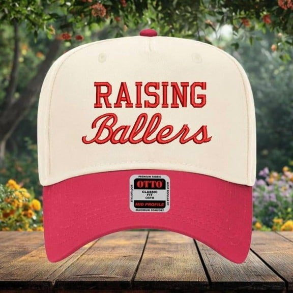 Raising Ballers Hat, Trendy SnapBack ,Sports Mom & Dad Hat, Basketball Baseball Football Parent Gift, Game Day Snapback, Ball Mom Hat