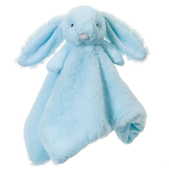 Manta de seguridad Apricot Lamb Bunny de felpa, 33 cm, azul claro