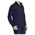 thumbnail image 4 of Mens Sport Wick Stretch 1/2 Zip Polyester/Spandex Pullover True Navy XL, 4 of 7