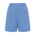 thumbnail image 3 of MKLEKYY Pantalones Cortos Deportivos para Mujer, Pantalones Casuales de Pierna Recta para Mujer, Pantalones Cortos Deportivos Holgados de Cintura Alta, Pantalones Casuales de Moda, 3 of 4