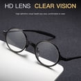 thumbnail image 3 of 40mm Round Frame Reading Glasses for Men Women TR90 Vintage Readers, 3 of 5