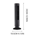 thumbnail image 3 of TTJ Tower Fan Tower Fan for Bedroom Bladeless USB Tower Fan Made Of ABS Material Speed Air Circulation Ideal for Bedrooms and Living Rooms Black, 3 of 10