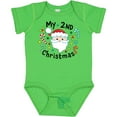 thumbnail image 3 of Inktastic My Second Christmas Santa with Candy Canes Boys or Girls Baby Bodysuit, 3 of 5