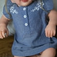 thumbnail image 7 of Reborn Baby Dolls 24 Inch Black Skin with Soft Body Lifelike Realistic Girl Doll Birthday Gift Set for Girl Ages 3+, 7 of 7
