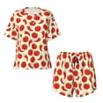 thumbnail image 4 of Lsque Tomatoes And Chili Women's Short-Sleeved Pajama Set - 2 Piece Soft and Lightweight Sleepwear Set-XX-Large, 4 of 9