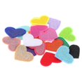 thumbnail image 5 of Bags Patches Appliques Heart Love Shape Iron On Patches Embroidered Applique For Clothes And Handbag 20pcs, 5 of 5