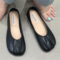 thumbnail image 3 of Zapatillas de mujer a la moda, tacón plano, punta cuadrada, poco profundas, sin cordones, zapatos de mujer, suaves, informales, para exteriores, nuevas sandalias, Zapatillas, 3 of 5