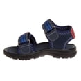 thumbnail image 2 of Beverly Hills Boys Open Toe Sport Sandals (Toddler Sizes), Navy Red, 8, 2 of 7