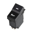 thumbnail image 3 of Interruptor de botón para camión de 24 V, profesional, fácil instalación, accesorios prácticos, piezas de reparación, repuesto de alto rendimiento Interruptor de trompeta, 3 of 8