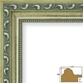 thumbnail image 2 of Craig Frames Ancien Ornate, 14x22 inch Antique Silver Picture Frame Matted for a 11x17 Photo, 2 of 5