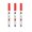 Red 1mm, variant on CEORPER 3Pcs Tombstone Restoration Paint Pen For Monuments Statues Gravestones Repair