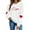 White C, variant on Ofreoo Women’s Printed Long Sleeve Sweatshirt, Crewneck Casual Pullover Top