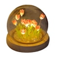thumbnail image 4 of Luz de noche de bricolaje Materiales de luz de LED Decorativo para el hogar con cúpula Lámpara de dormir Lámpara de mesa Lámpara de noche para 11 flor Salvador Dali Luz de noche, 4 of 9