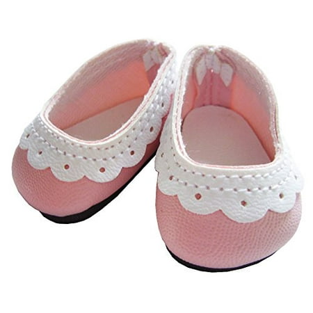 scallop flat shoes
