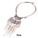 thumbnail image 2 of Qarigey Mujer hombre aleación borla collar moda collares colgante joyería regalos accesorio cumpleaños club nocturno Bar Ropa, zapatos y accesorios Miscelánea Rosado Qarigey AP014684-06, 2 of 6