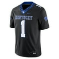 thumbnail image 2 of Men's Nike #1 Black Kentucky Wildcats Alternate Game Jersey, 2 of 3