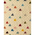 thumbnail image 1 of Ahgly Company Machine Washable Indoor Rectangle Abstract Brown Gold Area Rugs, 8' x 12', 1 of 7