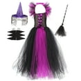 thumbnail image 1 of WEAIXIMIUNG Robes d'Été Mignonnes pour Enfants Robe Personnalisée pour Filles Robe Tutu en Tulle avec Manches Chapeau Ensemble 4 Pcs Performance, 1 of 6