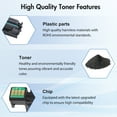 thumbnail image 4 of 121 Toner Cartridge Compatible for Canon 121 CRG121 Black 3252C001 High Yield use for imageCLASS D1620 D1650 Printer Toner Cartridge (Black, 4-Pack), 4 of 6