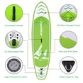 thumbnail image 3 of Famistar 10'10" Inflatable Stand Up Paddle Board SUP w/ 3 Fins, Adjustable Paddle, Pump & Carrying Backpack, 3 of 13