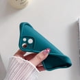 thumbnail image 3 of for iPhone 14 Case, Soft Gel Rubber TPU for Women Men, Full Camera Protective Strengthen Shockproof Compatible with iPhone Case (Blue Green, iPhone 14), 3 of 12