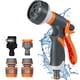 thumbnail image 1 of Pistola de riego ZHAOCHENG 8 modos de riego con 4 interfaces para lavar coches jardines plantas, 1 of 5