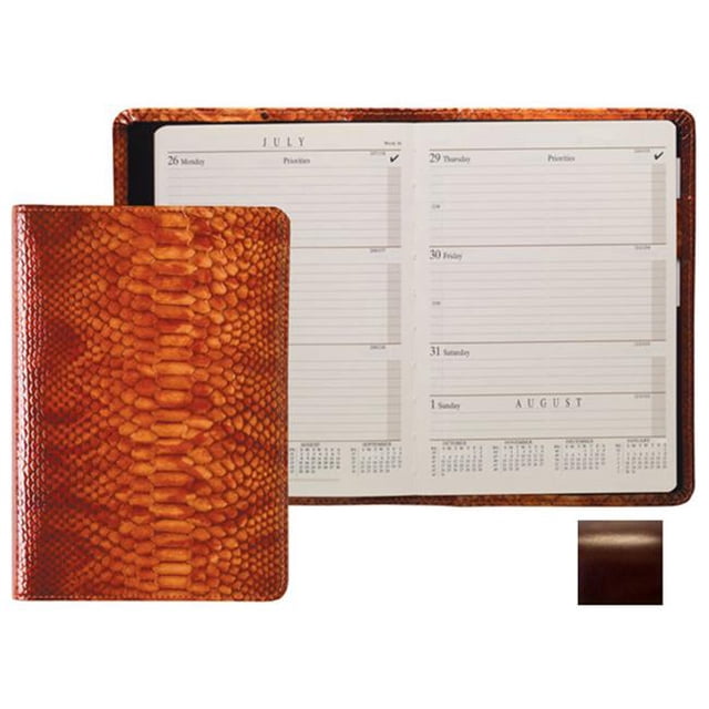 Raika RM 119 BROWN Portable Desk Planner with Map - Brown