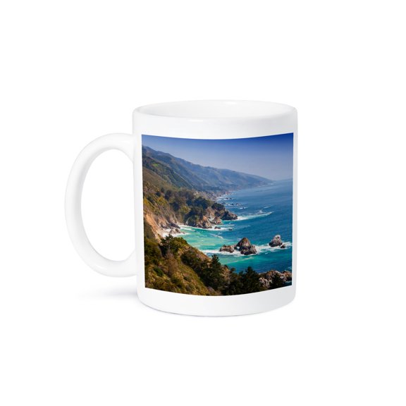 3dRose, USA, California. California coast, Big Sur region., 15oz Mug