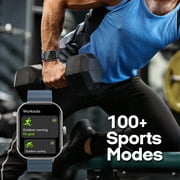 3Plus MEGA Smartwatch with 2.02 AMOLED Screen/Answer & Make Calls/Sleep Monitoring/Heart Rate/100+ Workout Modes/Quick Reply/iPhone and Android