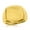 Gold Plated, variant on Men's Brushed Square Ring in Stainless Steel | Men's Trendy Ring | Fine Gold Plated Rings for Men-11