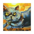 thumbnail image 5 of "Cat in Abstract Expressionism" - Canvas, 5 of 25