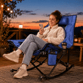 thumbnail image 3 of PNKKODW XL Heated Rocking Camping Chair for Adults,Comfort Outdoor Rocker,Blue with Power Pack,3 Heat Levels,Cup Holder,600D Oxford,Heavy Duty 330 lbs,Folding Chair with Back Support, 3 of 22