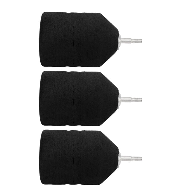 Yajisi Puntas de Flecha de Espuma EVA para Tiro con Arco Negro 3 Piezas (12 cm / 4.72 in)