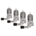 thumbnail image 1 of 12 Pack 5 Inch Spring Loaded Latch Pin 304 Stainless Steel Barrel Bolt Thickened 2mm Door Lock, Brushed Finished, 1 of 5