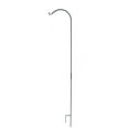 thumbnail image 2 of Birds Choice 2 Piece Wrought Iron Hummingbird Pole, Black, 2 of 3