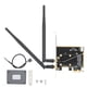 thumbnail image 1 of Adaptador de tarjeta de redes inalámbricas Mini PCI-E a PCI-E de escritorio con 2 antenas compatibles con Bluetooth, 1 of 14