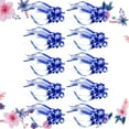 thumbnail image 6 of Phenofice Wedding Ribbon Bows Holidays Decoration Plastic Blue 10Pcs, 6 of 8